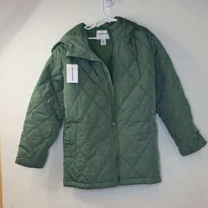Amazon Essentials Kids Olive Puffer Jacket